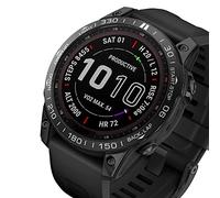 BANDKIT Coque de protection anti-rayures pour montre intelligente, bague de protection pour Garmin Fenix 7 7X 5 5 Plus 6 6X Lunette anneau cadre protection métallique (couleur : noir, taille : 26 mm