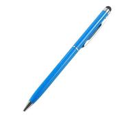 BANDKIT Lot de 20 à 200 stylos par lot de mini stylets universels en métal 2 en 1 avec logo personnalisé, gravure de texte, stylo publicitaire pour bureau, école (03, 100 stylos)