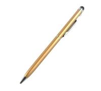 BANDKIT Lot de 20 à 200 stylos par lot de mini stylets universels en métal 2 en 1 avec logo personnalisé, gravure de texte, stylo publicitaire pour bureau, école (07, 50 stylos)