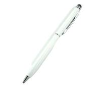 BANDKIT Lot de 20 à 200 stylos par lot de mini stylets universels en métal 2 en 1 avec logo personnalisé, gravure de texte, stylo publicitaire pour bureau, école (13, 100 stylos)