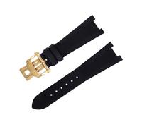 BANDKIT Pour Patek Philippe Bracelet Pour Nautilus Watchband 5711/5712 Interface D'origine Accessoires Bracelet FKM Fluororubber Bracelet De Montre Rose End Link, 25-12, Agate