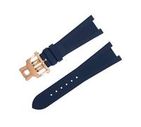 BANDKIT Pour Patek Philippe Bracelet Pour Nautilus Watchband 5711/5712 Interface D'origine Accessoires Bracelet FKM Fluororubber Bracelet De Montre Rose End Link, 25-12, Agate