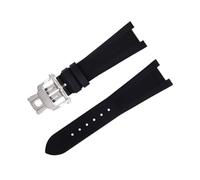 BANDKIT Pour Patek Philippe Bracelet Pour Nautilus Watchband 5711/5712 Interface D'origine Accessoires Bracelet FKM Fluororubber Bracelet De Montre Rose End Link, 25-12, Agate