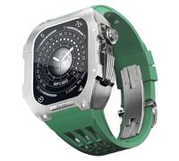 Bandle de boîtier de montre de luxe en acier inoxydable , pour la bande 44 mm série 6 5 4 SE série , pour la bande 8 7 45 mm Kit de modification de bricolage de remplacement de la série de bricolage