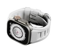 Bandle de caoutchouc RM de luxe pour Ultra 2 49mm 45 mm 44 mm 42 mm Luxury Men Sport Watch Strap pour Iwatch Series 8 7 6 5 4 SE 9 Mod