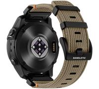 Bandletic 22mm 26mm Bracelet Compatible avec Garmin Fenix 9 8 47mm/51mm/7/6 | Bracelet Quick Fit Nylon pour Garmin Fenix/Epix/Forerunner/Instinct/Enduro/Tactix/Descent/Quatix/Tactical/Tide/Solar