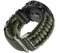 Bandletic 26mm Bracelet Compatible avec Garmin Fenix 6x Pro/Fenix 6X/7X Pro/7X/5X/5X Plus/Fenix 3/HR,QuickFit Nylon Paracord Sport Bande pour Epix Pro Gen 2 51mm/Instinct 2X solar/Tactix Delta/Descent