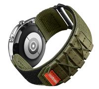 Bandletic Bracelet 22mm Compatible avec Samsung Galaxy Watch 3 45mm/46mm, Gear S3 Frontier/Classic - Nylon Sport pour Huawei GT4/GT3/GT2 - pour Hommes Femmes, S/Vert