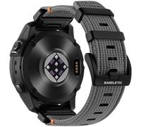 Bandletic Bracelet Compatible avec Garmin Fenix 8 51mm/7X Pro/7X/6X Pro/6X/5X Plus/5X/Fenix 3/3 HR, Bracelet Nylon Quick Fit 26mm pour Garmin Epix Pro 51mm/Instinct 2X/Tactix Delta Solar/Enduro 3/2/1