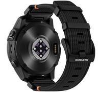 Bandletic Bracelet Compatible avec Garmin Fenix 8 51mm/7X Pro/7X/6X Pro/6X/5X Plus/5X/Fenix 3/3 HR, Bracelet Nylon Quick Fit 26mm pour Garmin Epix Pro 51mm/Instinct 2X/Tactix Delta Solar/Enduro 3/2/1