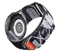 Bandletic Bracelet Nylon 20mm pour Samsung Galaxy Watch 6/5/4/7 40mm 44mm/Classic 6 43mm 47mm/5 Pro 45mm/4 Classic 42mm 46mm/3 41mm/Active 2/Active 40mm, S-Camo