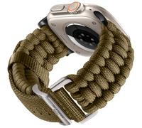 Bandletic Bracelets compatibles avec Apple Watch Ultra 3 2 1 - Bracelet en paracorde nylon pour homme et femme, compatible avec iWatch Series 11 SE3 SE2 10 9 8 SE 7 6 5 4 49mm 46mm 45mm 44mm 42mm