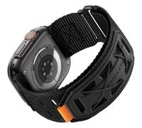 Bandletic Compatible avec Bracelet Apple Watch Ultra/Ultra 2 49mm 46mm 44mm 45mm 42mm(3/2/1), Bracelets Tactiques Résistants en Nylon Militaire pour iWatch Ultra 2/Ultra SE Series 10 9 8 7 6 5 4 3 2 1