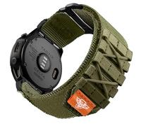 Bandletic Quick Fit 22mm 26mm Bracelet Compatible avec Garmin Watch | Tactique Robuste Nylon Sport Bracelets pour Fenix/Instinct/Tactix Delta/Descent/Epix Pro/Enduro/Quatix/Forerunner/Approach