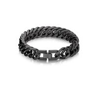 Bandmax Bracelet Cubain Homme Mailles Grosses 6/8/12/17mm Cadeau pour Papa | Bandmax