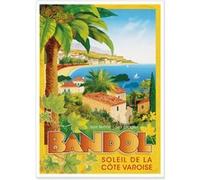 BANDOL - SOLEIL DE LA CÔTE VAROISE - 50x70cm - AFFICHE / POSTER / Envoi Roulé G