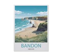 Bandon Oregon，Puzzle Jigsaw 1000 Pièces, Puzzle en Bois Adulte Jouets Anime Puzzles Difficiles, Puzzle Intéressant Jouets（75x50cm）-IF72