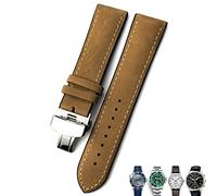 Bandonnées de montre en cuir 21 mm 22 mm 22 mm Brands de montre brun noir pour Rolex pour Omega Seamaster 300 pour Hamilton pour Seiko pour IWC pour le bracelet tissot