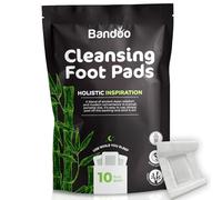 Bandoo Rana Pads - 10 Coussinets Détox Naturels et Détoxifiants pour Pieds - Soin des Pieds Nettoyant en Profondeur - Patchs Plantaires d'Inspiration Ancestrale pour Routine Apaisante et Purification