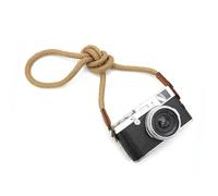 Bandoulière Appareil photo numérique sans miroir épaule sangle coton pour Leica Canon Nikon Olympus Pentax Sony(marron /75cm)