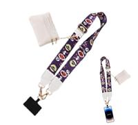 Bandoulière avec cordon de serrage pour téléphone avec fermeture éclair - Sangle de cordon pour téléphone de Noël | Cordon de collier élégant et beau pour les voyages, les affaires, la vie quotidienne