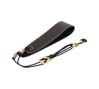 Bandoulière confortable et réglable pour saxophone - Support en cuir PU - Texture PU - Pour clarinette, treuil électrique, saxophone