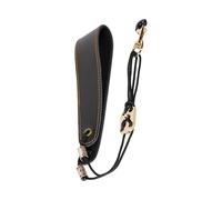 Bandoulière confortable réglable pour saxophone Support en cuir PU Texture pour clarinette électrique Instruments de treuil Saxophone en cuir