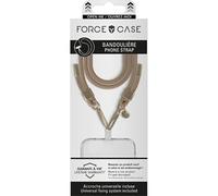 Force Case Bandoulière Cordon Beige – Détails dorés