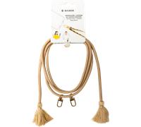 Bandoulière Cordon Universelle Amovible Beige avec Pompons Bigben