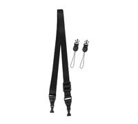 Bandoulière de Rechange Réglable pour Appareil Photo, Noir, Toile Abs | Attache Rapide, Sangle Large et Douce, Longueur Ajustable, Pose et Retrait Faciles