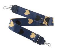 Bandoulière de Téléphone, Modèle Heart, Bleu nuit