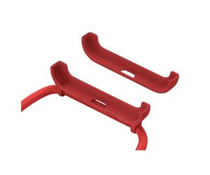 Bandouliére détachable et support 2-en-1 pour Apple iPhone 12/12 Pro, Rouge Ardent