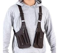 Bandoulière Double Aisselle - Pochette Imperméable,Sac Holster D'Épaule Imperméable - pour Homme Et Femme Téléphone Portable Clé De Voiture Passeport pour Voyage Tenue