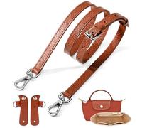 Bandoulière en Cuir et Organisateur en Feutre pour Sac Longchamp Mini, Sangles Réglable de Sac à Bandouliere de Remplacement pour Sac à Main Long Champ Le Pliage