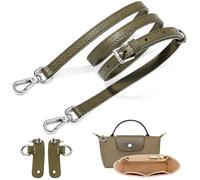 Bandoulière en Cuir et Organisateur en Feutre pour Sac Longchamp Mini, Sangles Réglable de Sac à Bandouliere de Remplacement pour Sac à Main Long Champ Le Pliage
