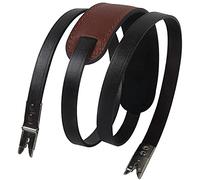 Bandoulière en cuir pour appareil photo avec attaches pour coussinets pour Rolleiflex Rollei TLR 3.5F 3.5E 3.5T 3.5C 2.8F 2.8E 2.8GX 2.8FX (Rollei Pad Black Coffee)