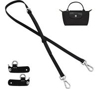 Bandoulière en Cuir pour Sac Longchamp Mini, Réglable Sangle Sac Bandouliere Femme Compatible avec Le Pliage Mini, Cuir Bandoulière pour Sacs à Main, Pas Besoin de Poinçonnage