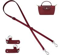 Bandoulière en Cuir pour Sac Longchamp Mini, Réglable Sangle Sac Bandouliere Femme Compatible avec Le Pliage Mini, Cuir Bandoulière pour Sacs à Main, Pas Besoin de Poinçonnage