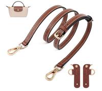 Bandoulière en Cuir pour Sac Longchamp Mini, Sangles Réglable de Sac à Bandouliere de Remplacement pour Sac à Main Long Champ Le Pliage