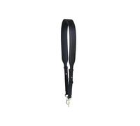 Bandoulière large solide réglable avec poignée de sac de ceinture solide Double face pour femmes,Grain noir 104 cm-116 cm,Cintre doré