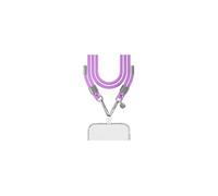 Bandoulière pour Smartphone Universel Double Accroche avec Système de Fixation Violet