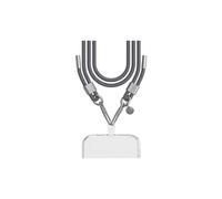 Bandoulière pour Smartphone Universel Double Accroche,Fixation,Gris