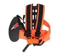 Bandoulière pour tondeuse à gazon avec deux sangles réglables pour fournir un soutien équilibré du poids et réduire la tension lors des tâches de jardinage (jaune)