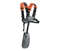 Bandoulière professionnelle double pour débroussailleuse et débroussailleuse - Sangle de transport compatible avec NAC, Stihl et Demon