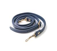 Bandoulière réglable en Cuir PU, bandoulière de Sac à Main pour Sac bandoulière, Remplacement à Faire soi-même,Bleu,120 cm - Argent
