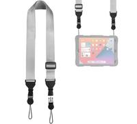 Bandoulière réglable en nylon, cordon universel confortable pour appareil photo, tablette, jumelles et sac à bagages, noir