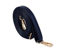 Bandoulière réglable en polyuréthane - Largeur : 1,45 cm - Longueur : 140 cm - Sangle de sac de rechange - Accessoire pour sac à bandoulière - Bleu marine