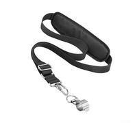 Bandoulière réglable pour le transport de la tondeuse à gazon, conçue pour s'adapter à plusieurs outils de jardin et réduire la fatigue physique pendant les tâches