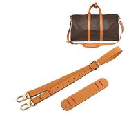 Bandoulière réglable pour sac LV, cuir véritable Vachetta, sangle initiée pour sac Tacall Speedy Alma, remplacement Neverfull 2.5cm with pad silve
