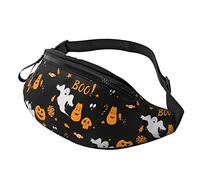 Bandouliere Sac Homme Halloween Boo, Sac À La Taille Multifonction Sacoche Homme Bandouliere Portable Sac Sacoche Banane pour Running Homme Cyclisme
